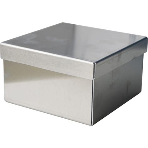 buy metal rectangular box|2' x stainless steel box.